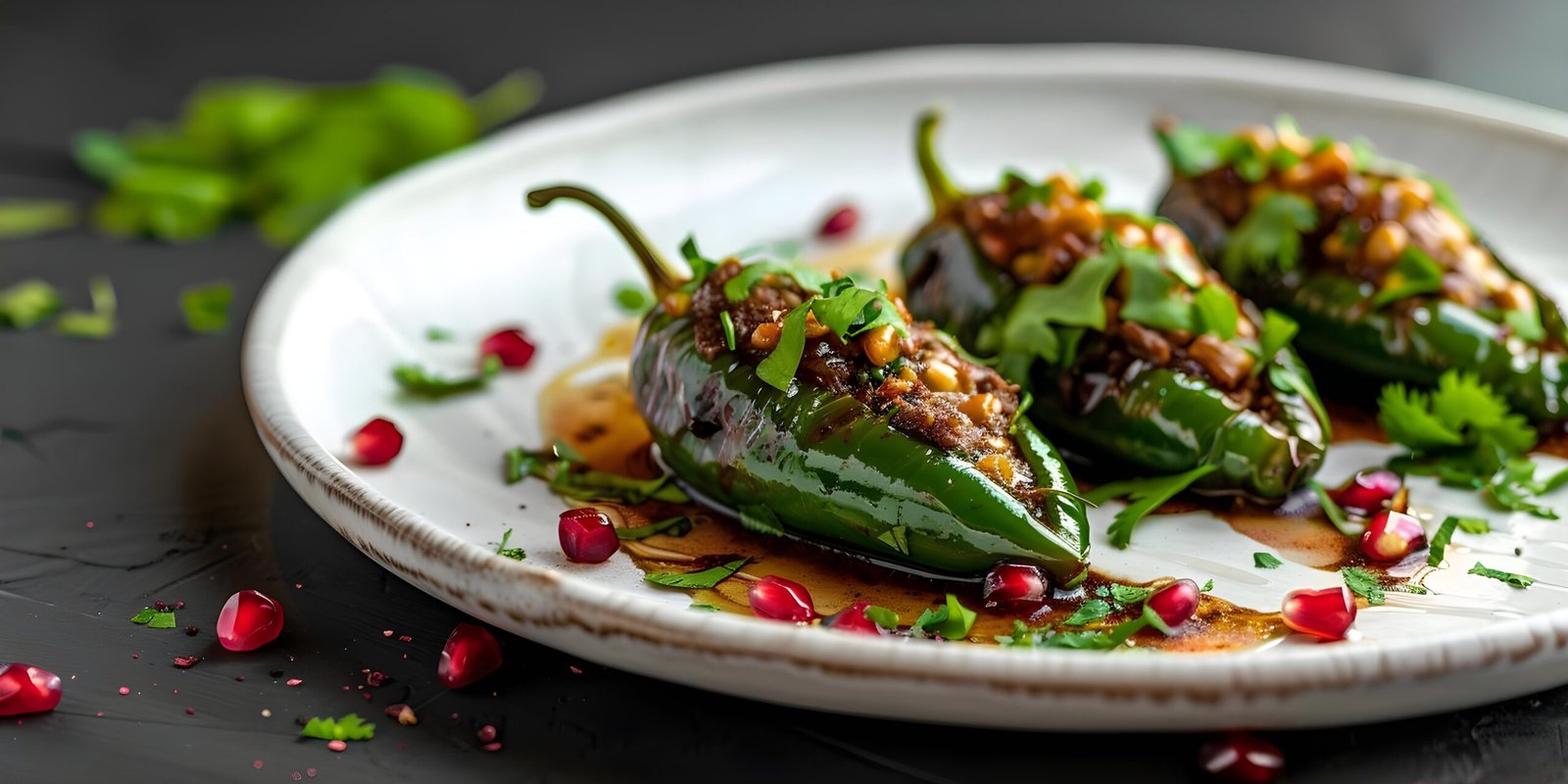plated-chiles-en-nogada-stuffed-poblano-peppers-with-picadillo-walnut-sauce-pomegranate-concept-this-dish-is-traditionally-served-mexico39s-independence-day-celebrations